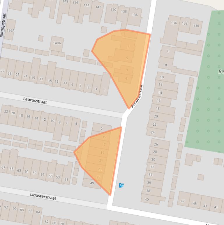 Kaart van postcodegebied 3812TN.