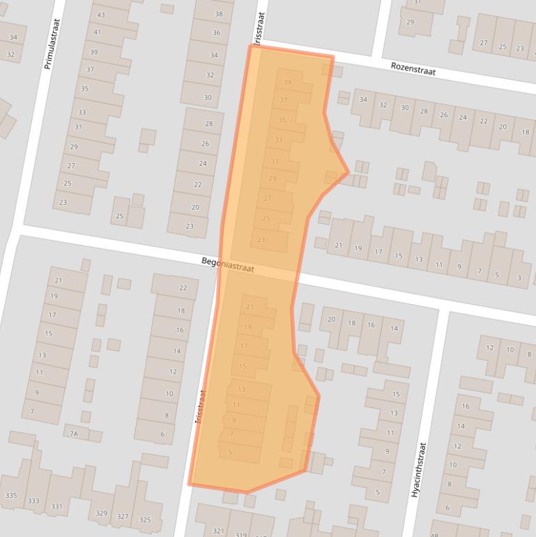 Kaart van postcodegebied 3812WK.