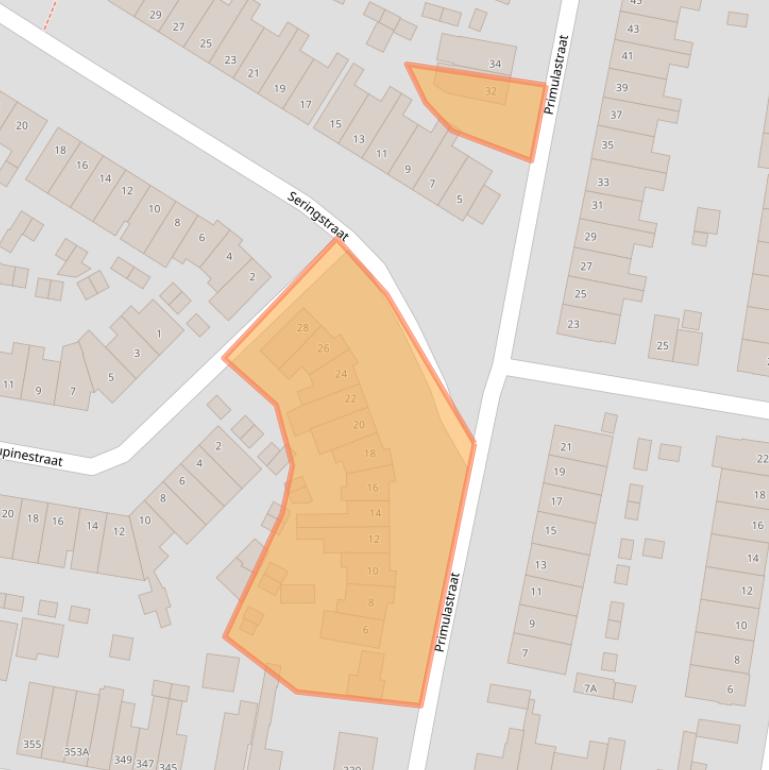 Kaart van postcodegebied 3812WR.