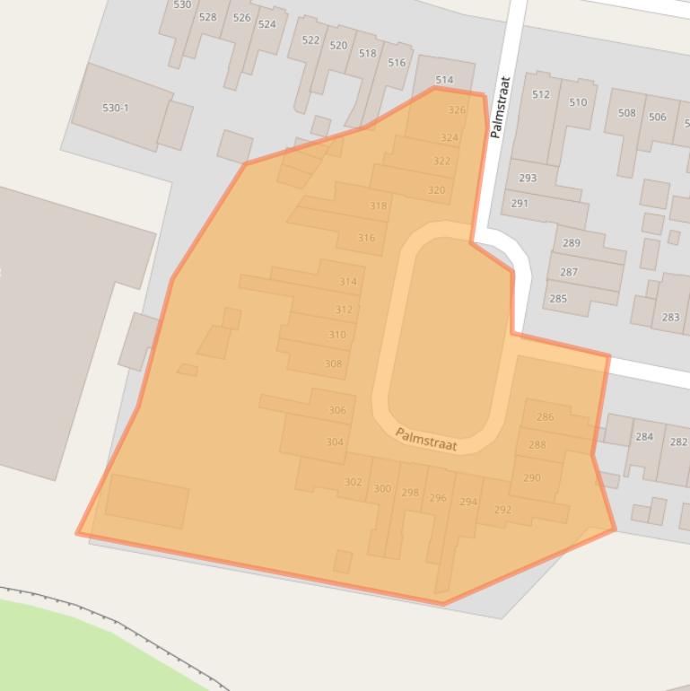 Kaart van postcodegebied 3812XN.