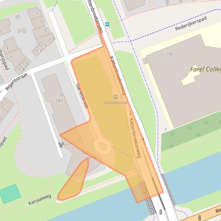 Kaart van postcodegebied 3813BL.