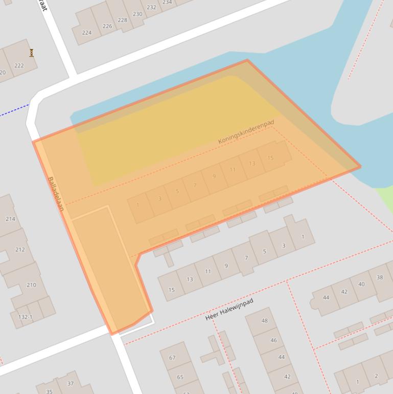 Kaart van postcodegebied 3813DX.