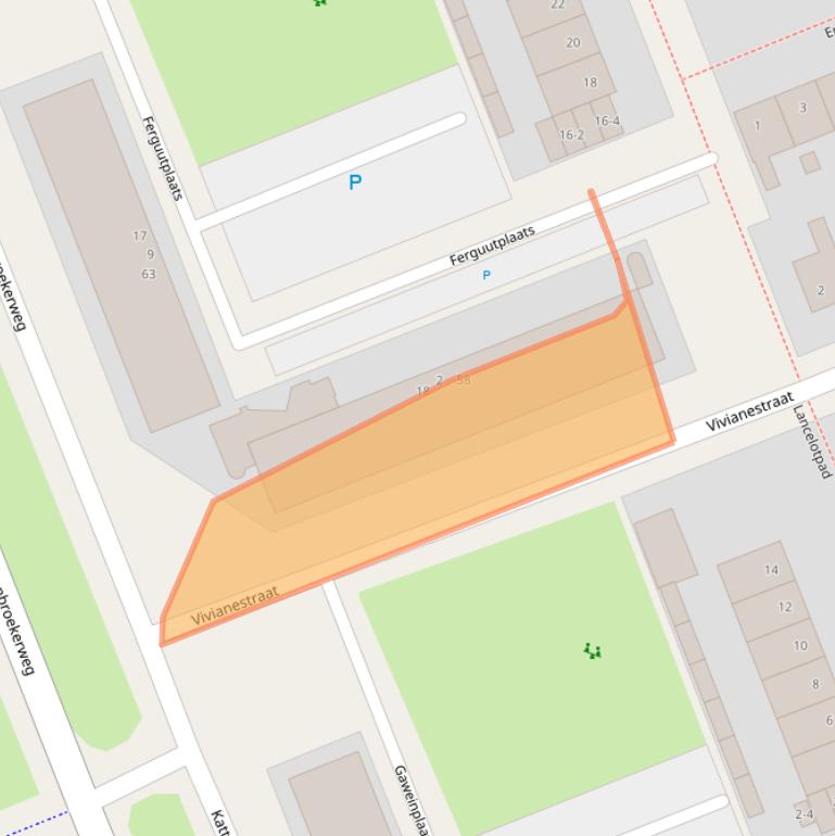 Kaart van postcodegebied 3813EN.