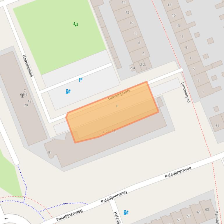 Kaart van postcodegebied 3813ES.