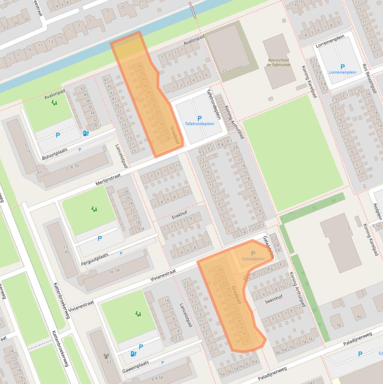 Kaart van postcodegebied 3813GB.