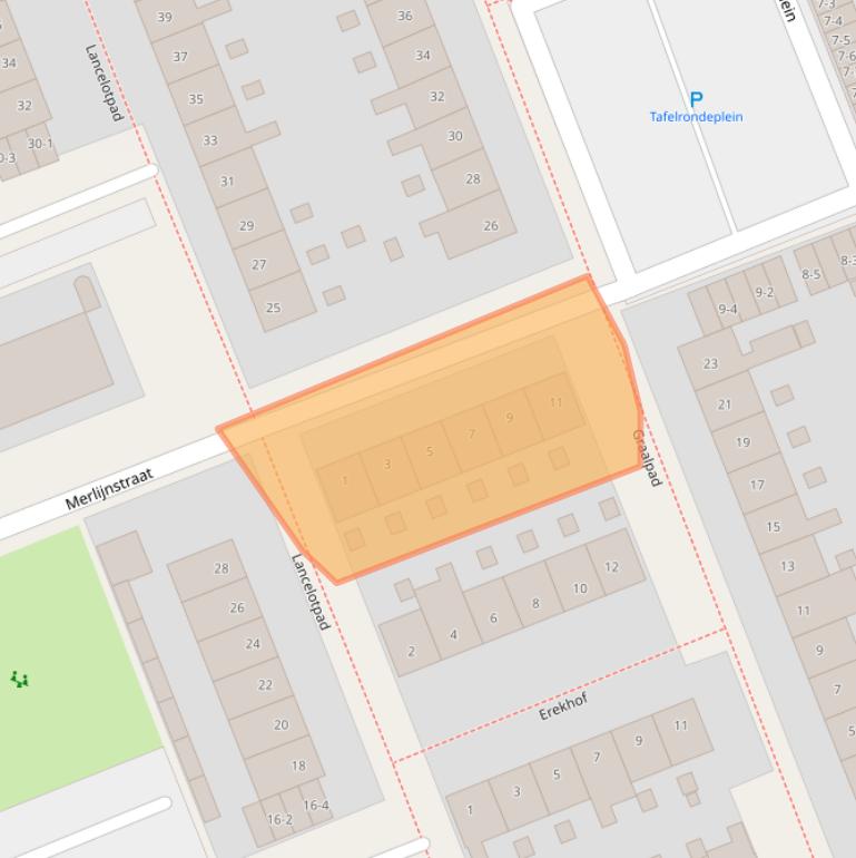 Kaart van postcodegebied 3813GE.