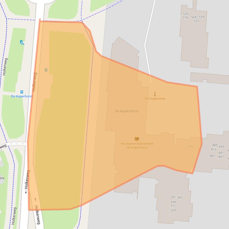 Kaart van postcodegebied 3813KA.