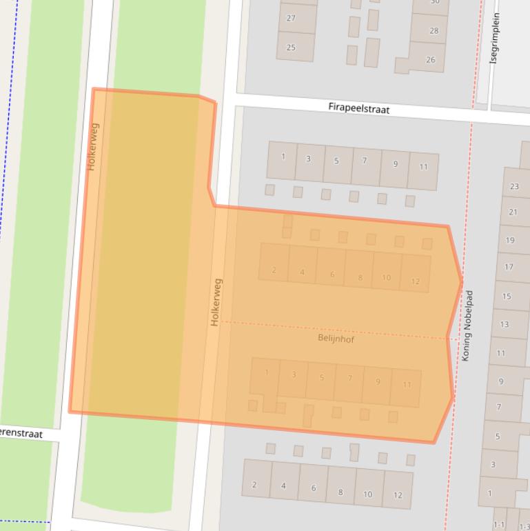 Kaart van postcodegebied 3813KL.