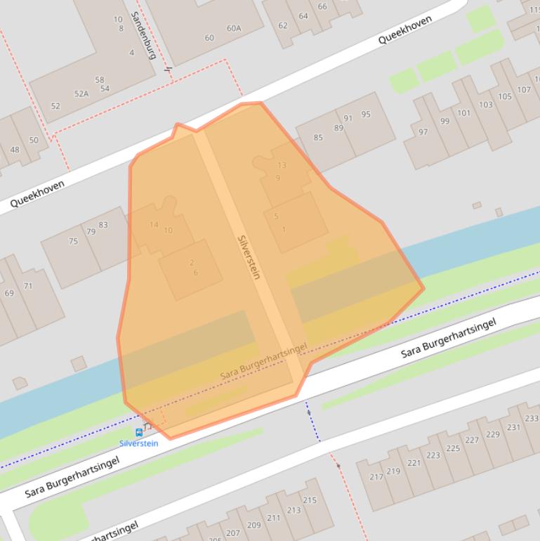 Kaart van postcodegebied 3813LR.