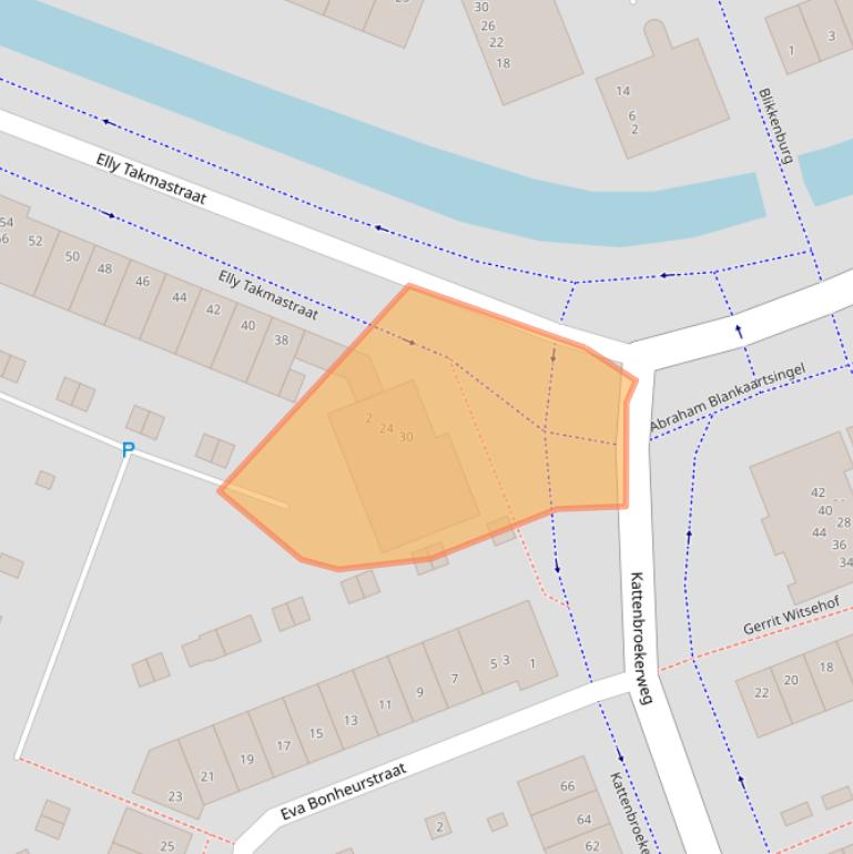 Kaart van postcodegebied 3813MB.