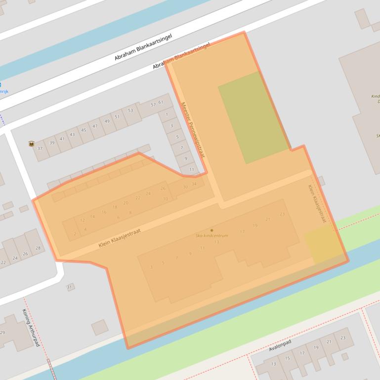 Kaart van postcodegebied 3813MX.