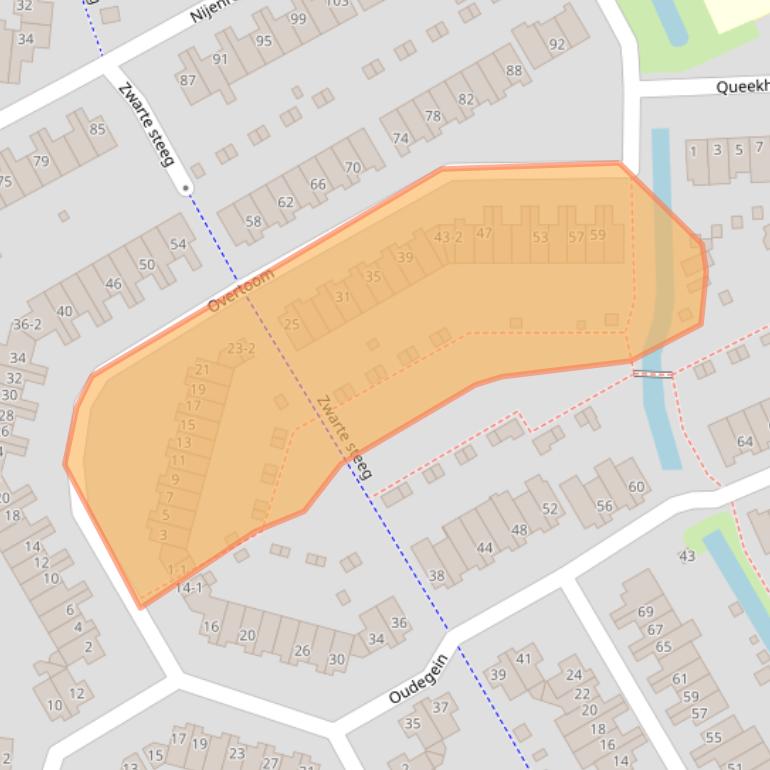 Kaart van postcodegebied 3813NW.