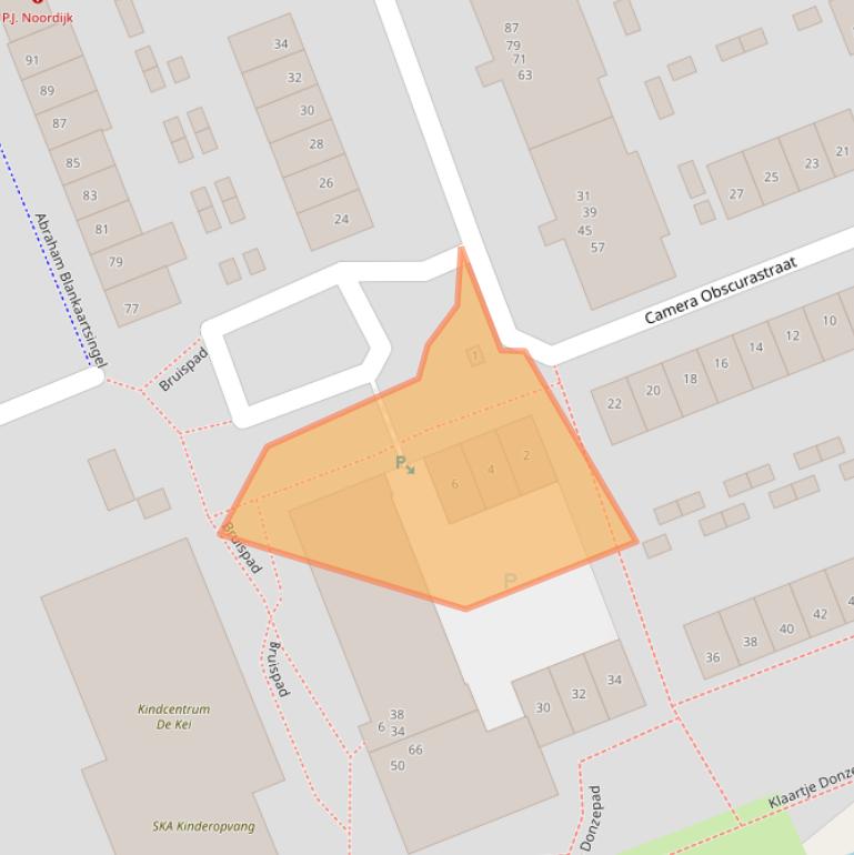 Kaart van postcodegebied 3813PX.