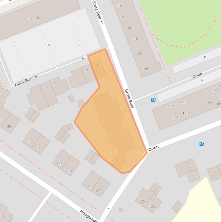 Kaart van postcodegebied 3813VW.