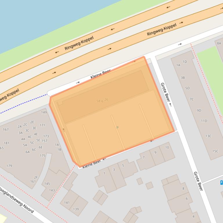 Kaart van postcodegebied 3813VZ.