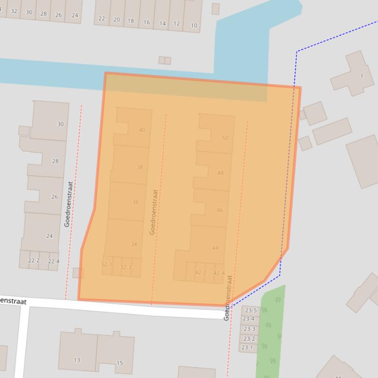 Kaart van postcodegebied 3813WJ.