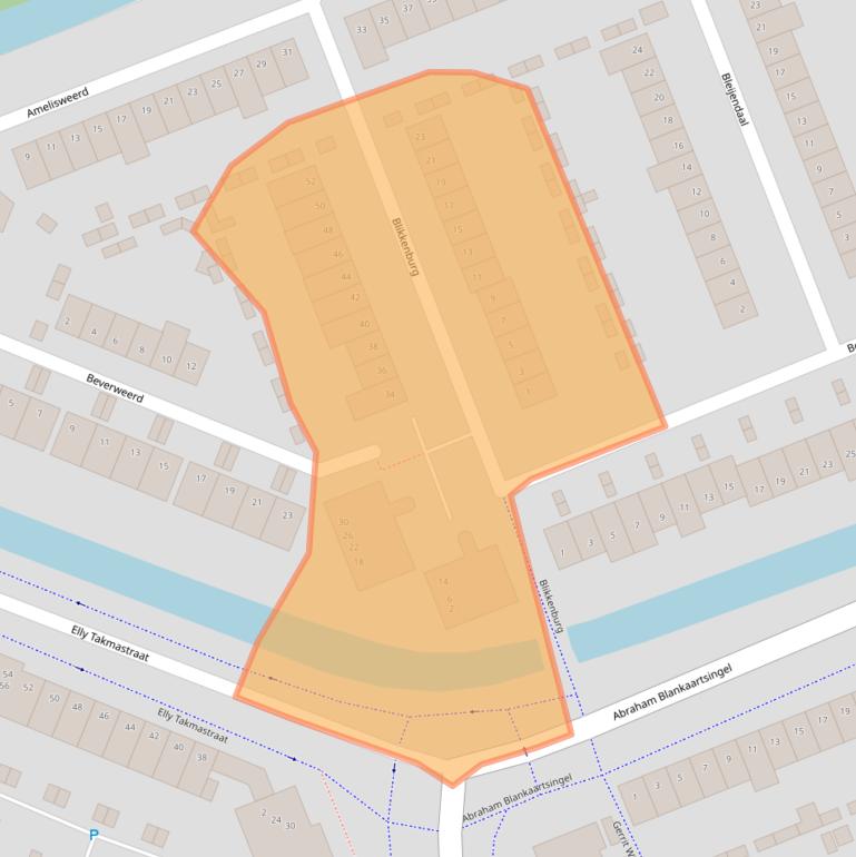 Kaart van postcodegebied 3813XC.