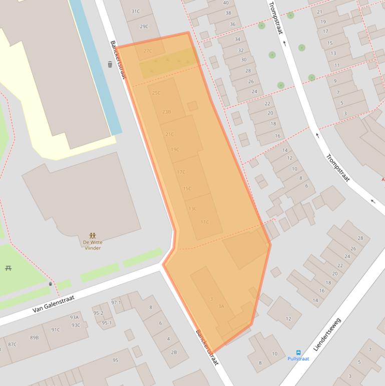 Kaart van postcodegebied 3814SV.
