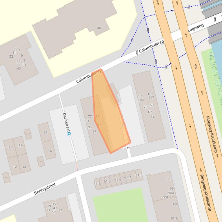 Kaart van postcodegebied 3814WC.