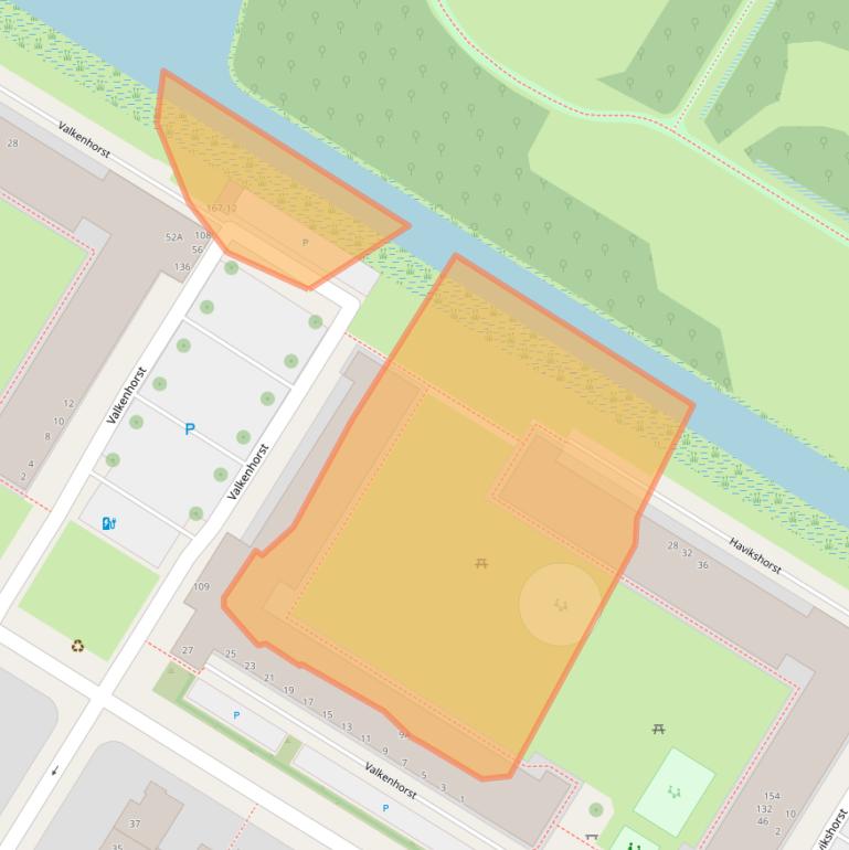 Kaart van postcodegebied 3815CD.