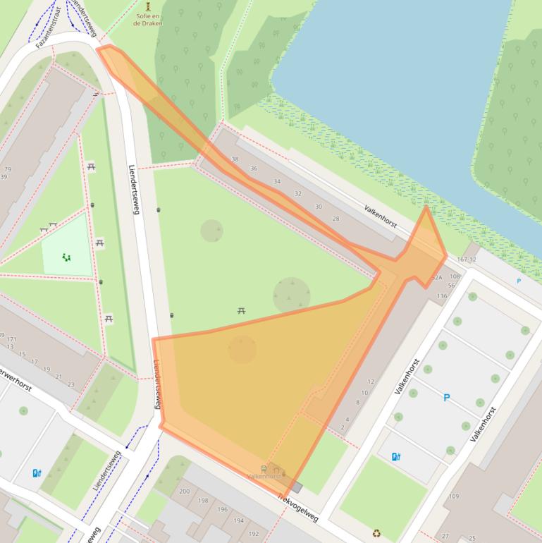 Kaart van postcodegebied 3815CJ.