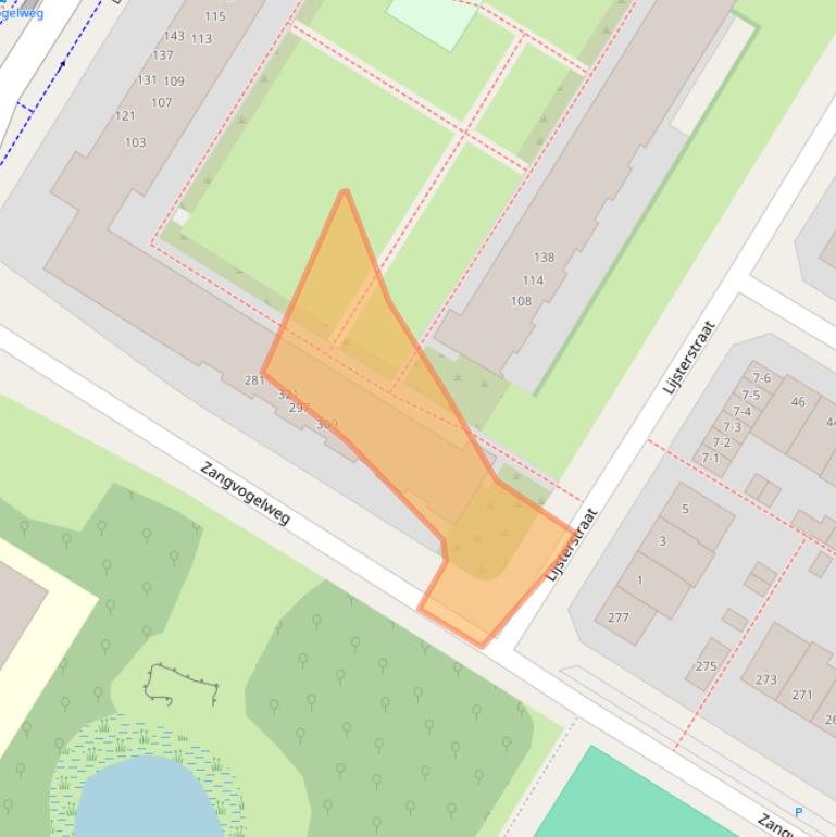 Kaart van postcodegebied 3815DK.