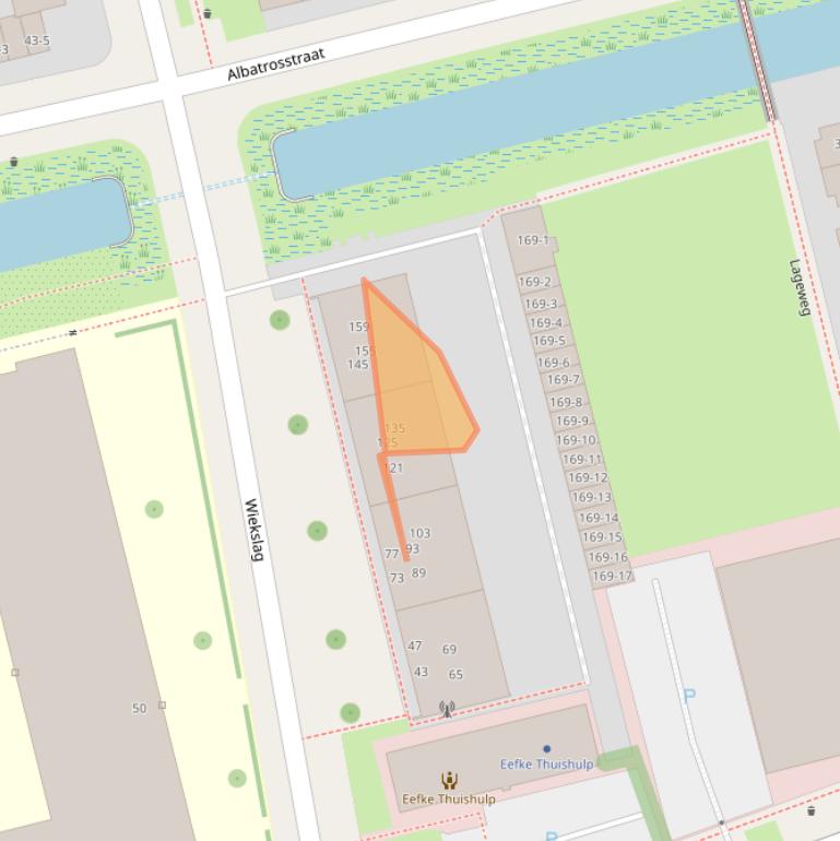 Kaart van postcodegebied 3815GD.