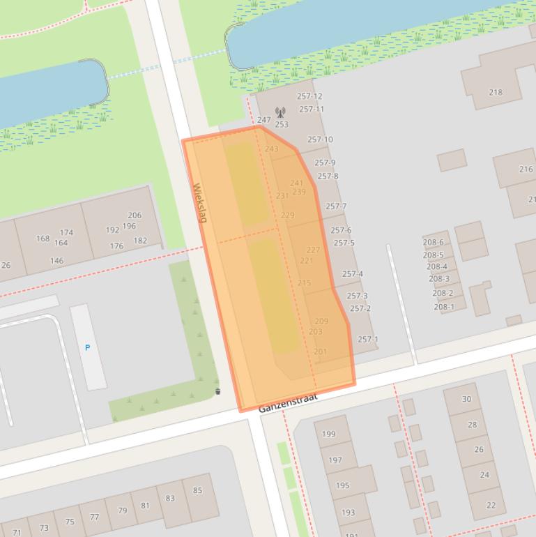 Kaart van postcodegebied 3815GH.