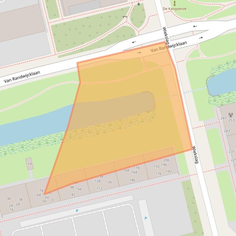 Kaart van postcodegebied 3815JL.