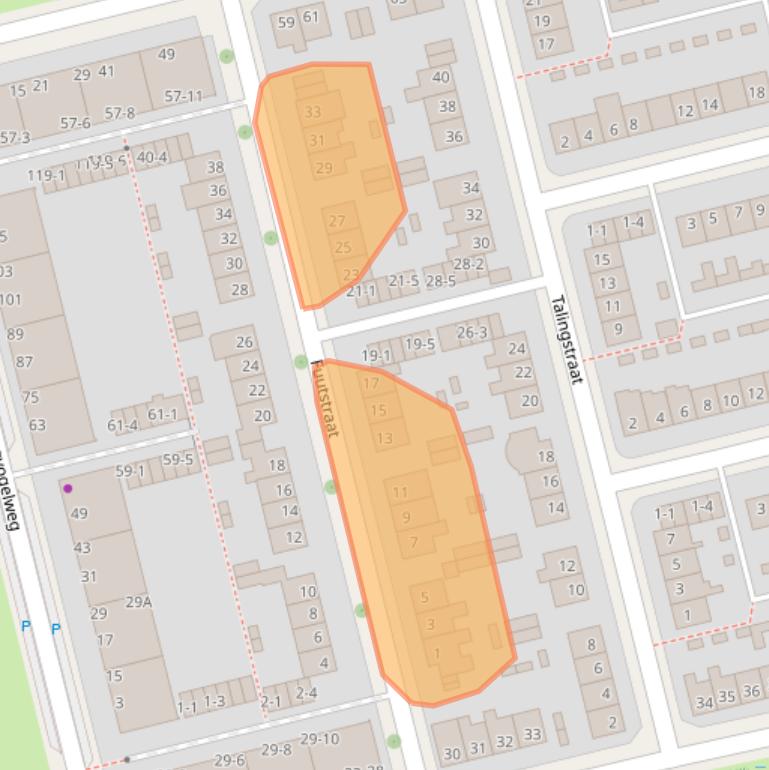 Kaart van postcodegebied 3815JN.