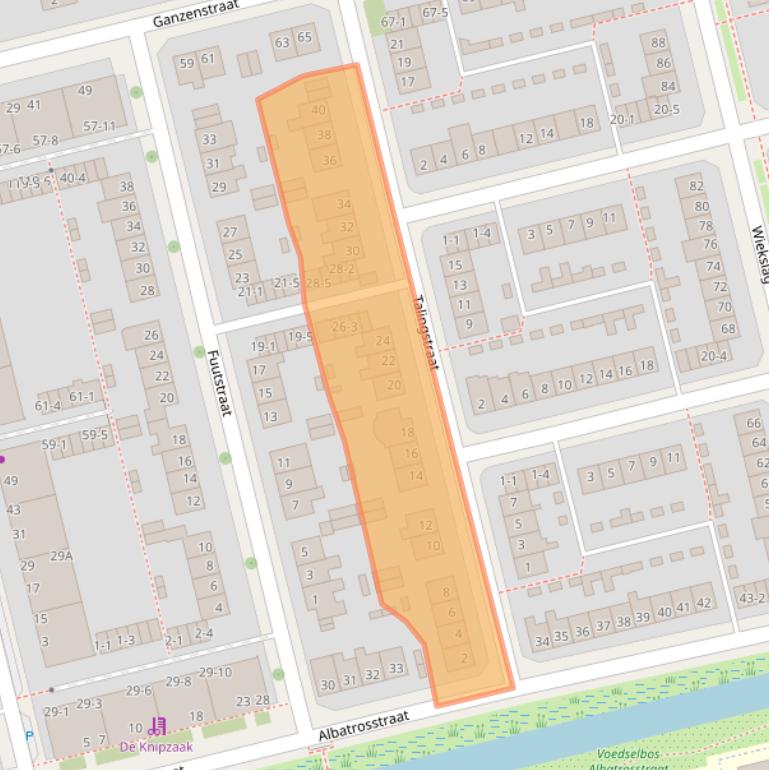 Kaart van postcodegebied 3815JS.