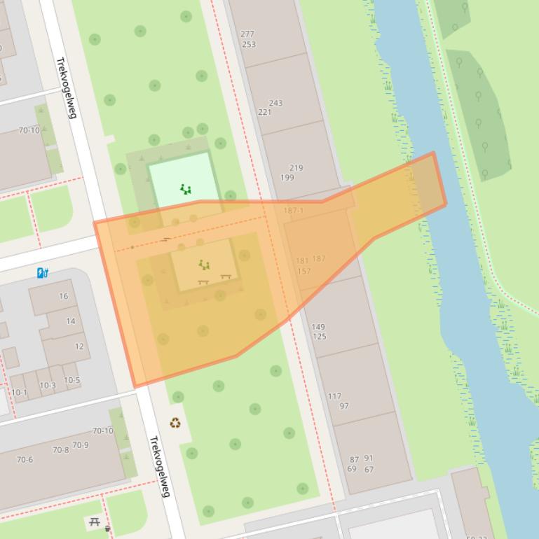 Kaart van postcodegebied 3815LE.