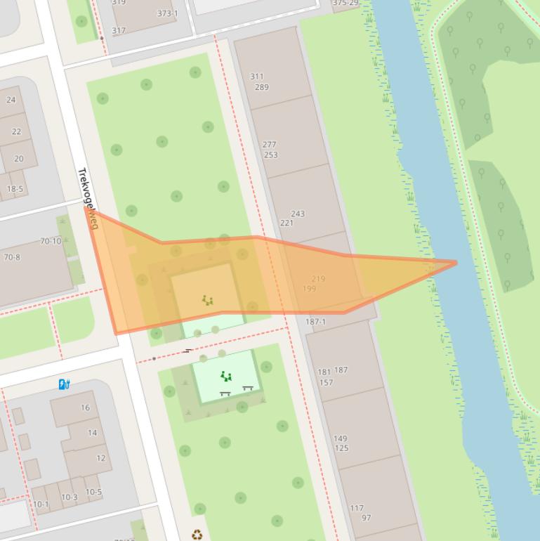 Kaart van postcodegebied 3815LG.