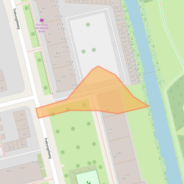 Kaart van postcodegebied 3815LK.