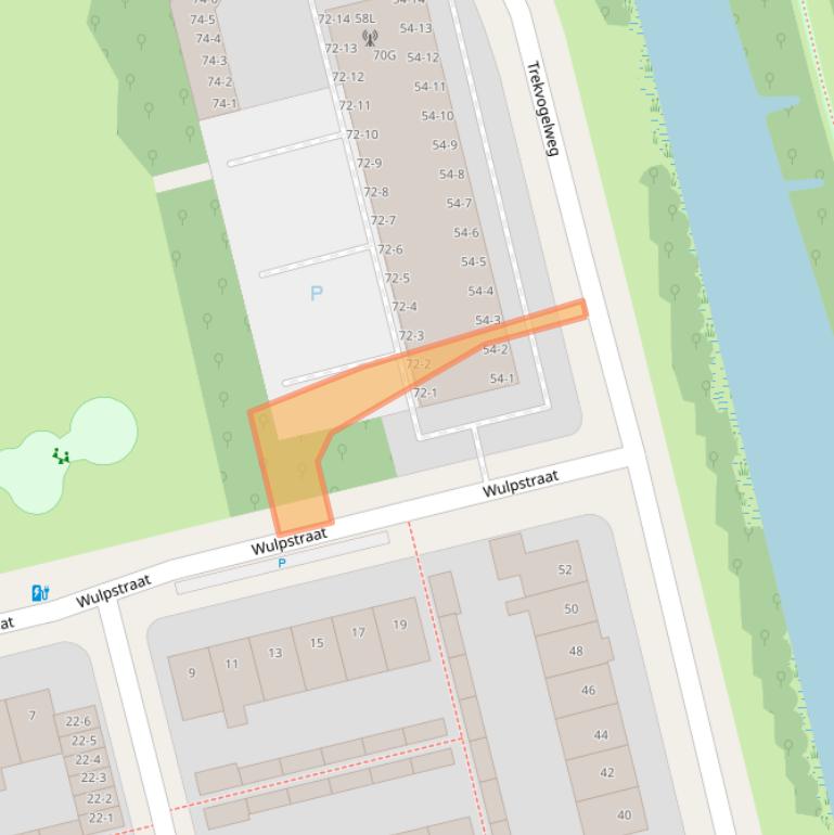 Kaart van postcodegebied 3815LR.