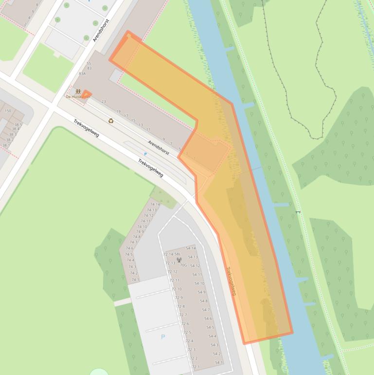 Kaart van postcodegebied 3815VL.