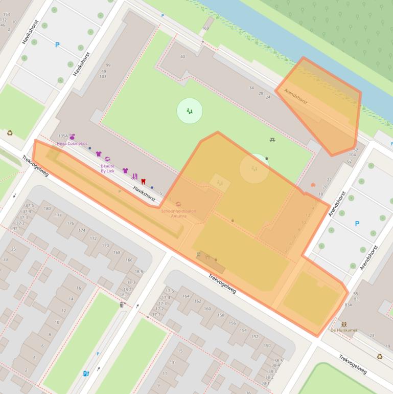 Kaart van postcodegebied 3815VR.