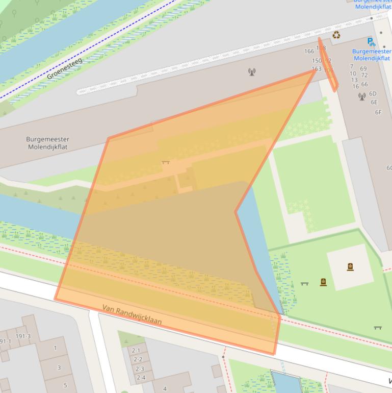 Kaart van postcodegebied 3815ZL.