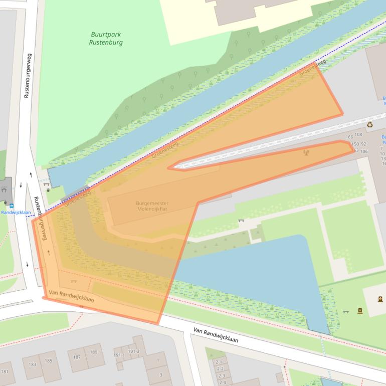 Kaart van postcodegebied 3815ZX.