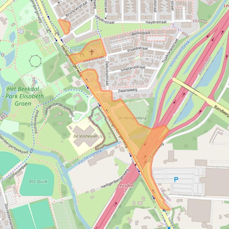 Kaart van postcodegebied 3816AN.