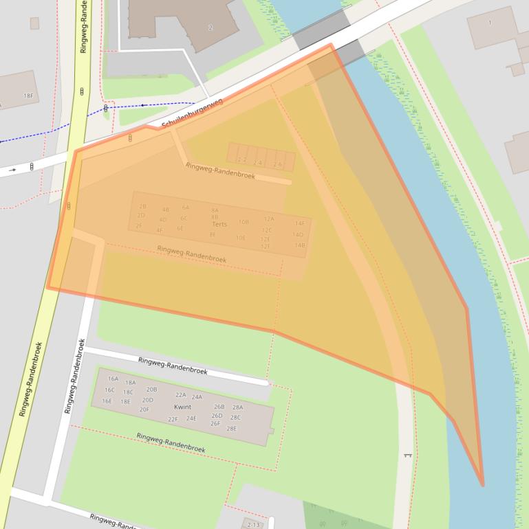 Kaart van postcodegebied 3816CG.