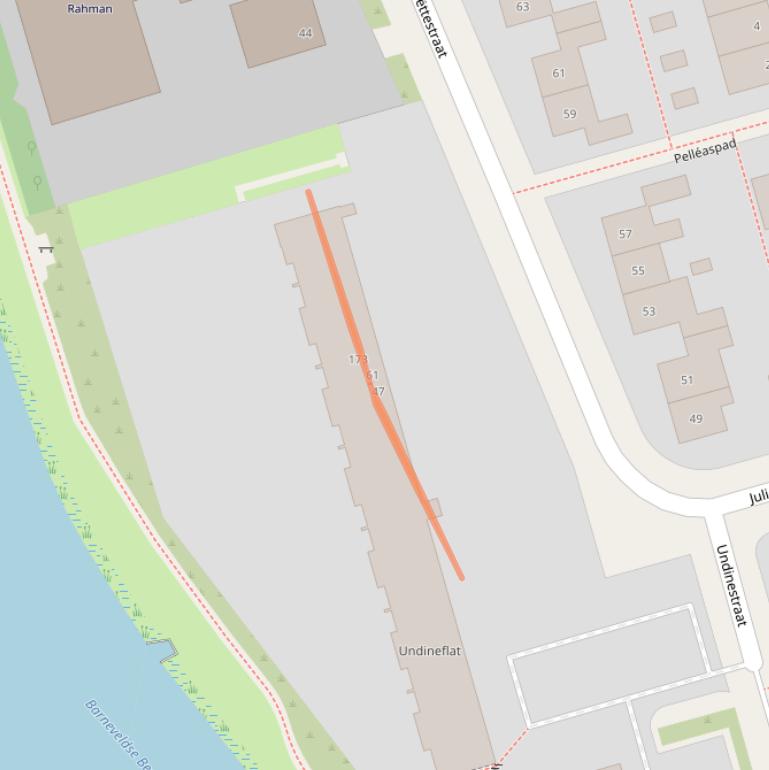 Kaart van postcodegebied 3816GG.