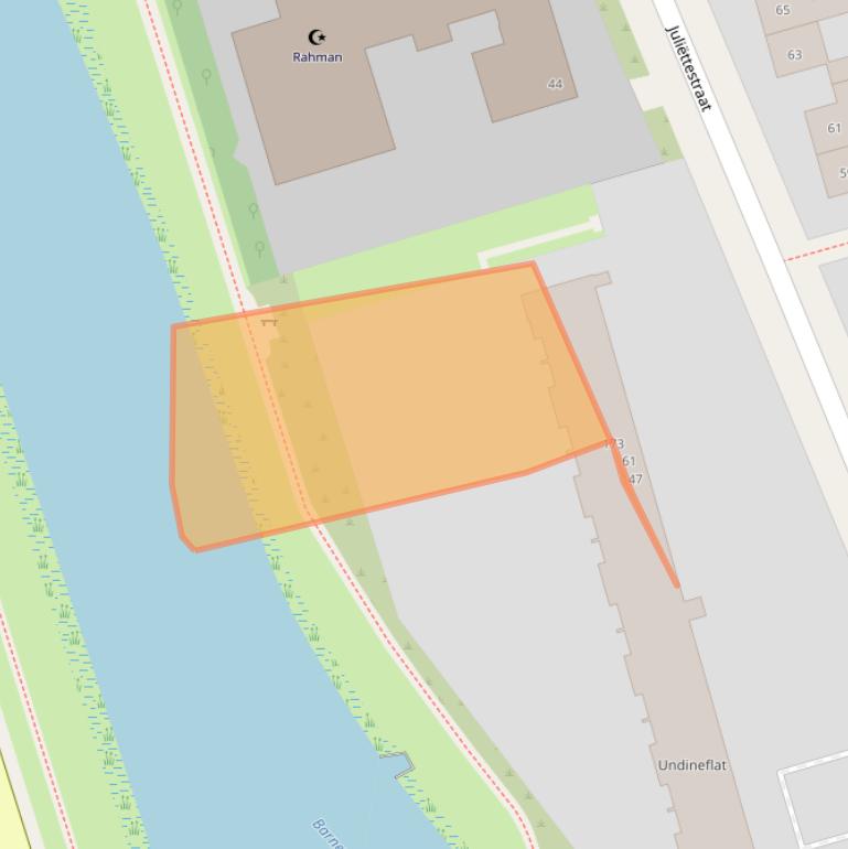 Kaart van postcodegebied 3816GJ.