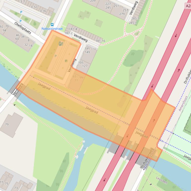 Kaart van postcodegebied 3816KB.