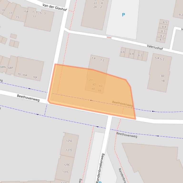 Kaart van postcodegebied 3816MD.
