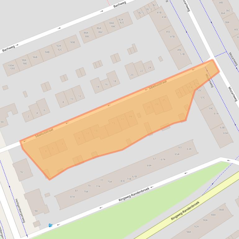 Kaart van postcodegebied 3816MK.
