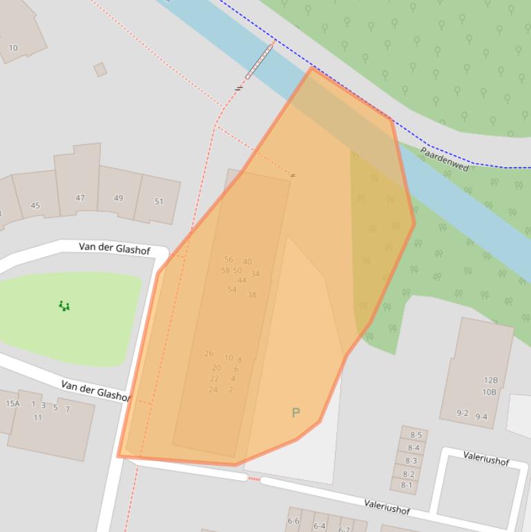 Kaart van postcodegebied 3816MP.