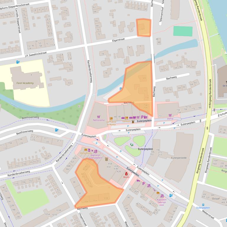 Kaart van postcodegebied 3816NC.