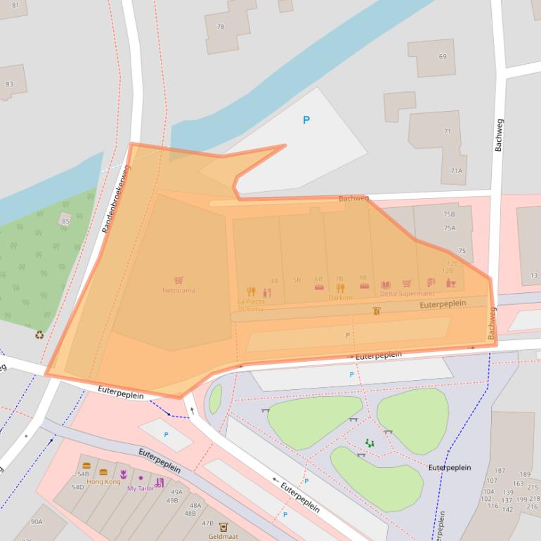 Kaart van postcodegebied 3816NM.