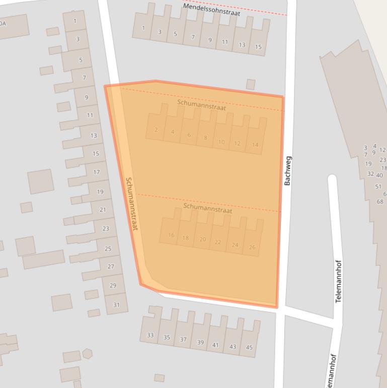 Kaart van postcodegebied 3816NV.